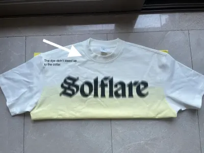 Solflare Wide Dip-Dye Tee — overview